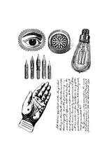 SIZZIX SIZZIX MARK MONTANO MY FAVORITE THINGS CLEAR STAMP & STENCIL SET