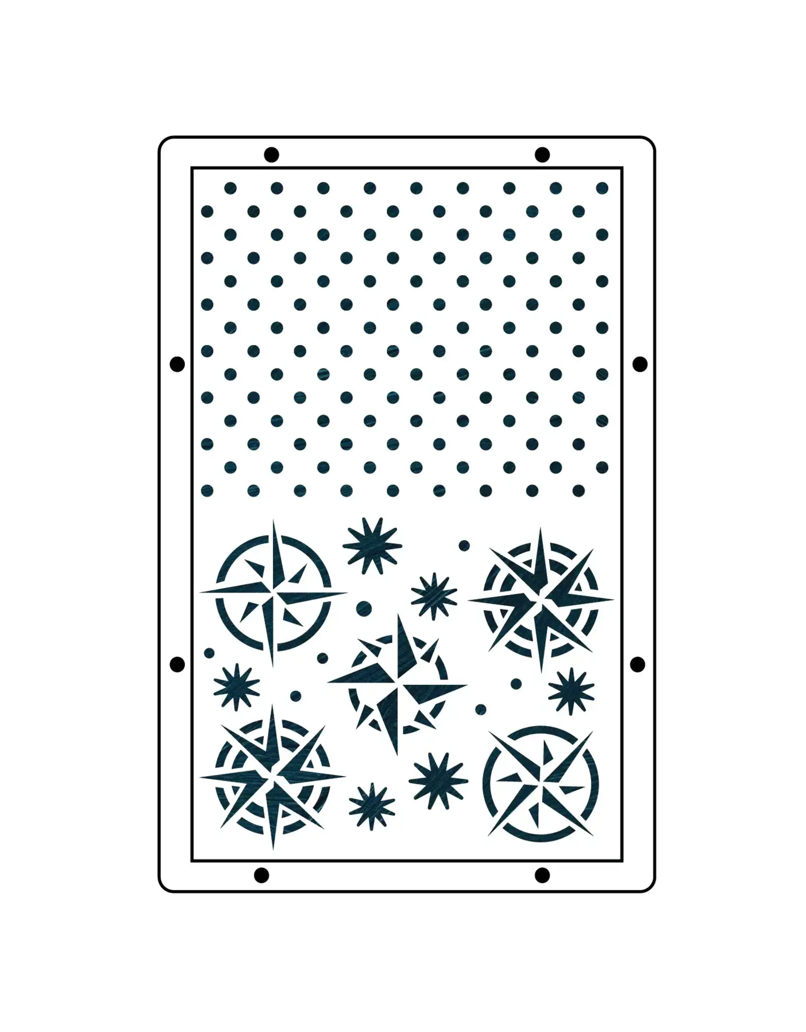 SIZZIX SIZZIX MARK MONTANO MY FAVORITE THINGS CLEAR STAMP & STENCIL SET