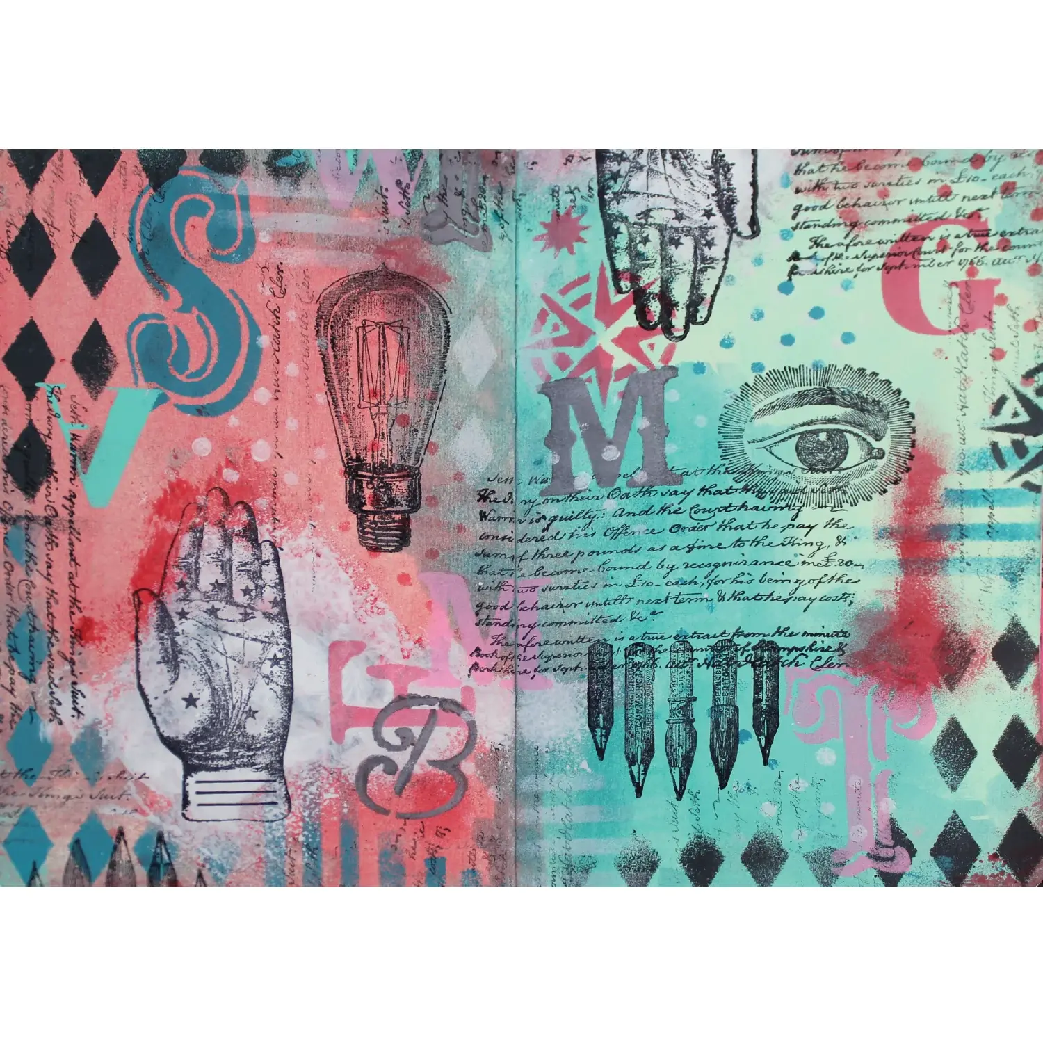SIZZIX SIZZIX MARK MONTANO MY FAVORITE THINGS CLEAR STAMP & STENCIL SET