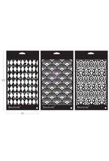 PRIMA PRIMA FINNABAIR DECADENT WALLS 6x9 STENCIL SET
