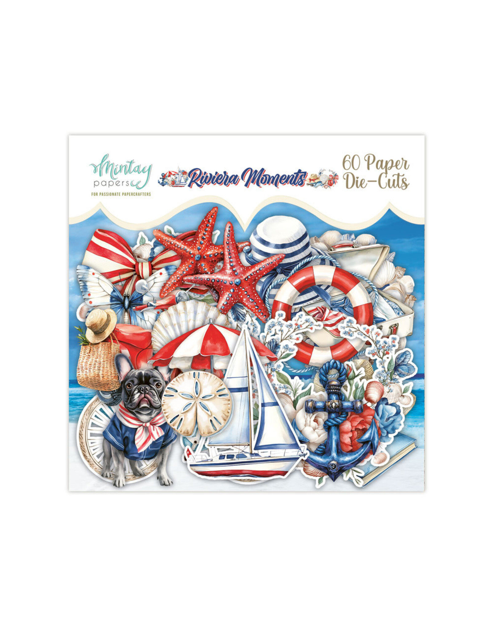 MINTAY MINTAY RIVIERA MOMENTS PAPER DIE-CUTS 60/PK