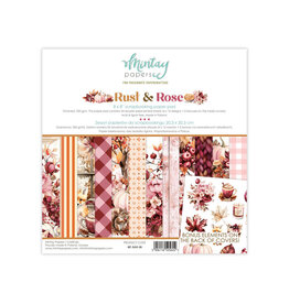 MINTAY MINTAY RUST & ROSE 8x8 PAPER PAD 24 SHEETS