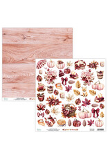 MINTAY MINTAY RUST & ROSE #09 ELEMENTS CARDSTOCK 12x12