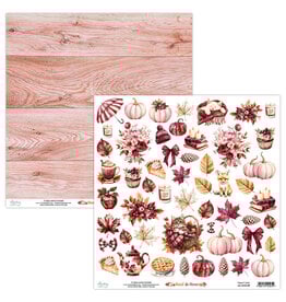 MINTAY MINTAY RUST & ROSE #09 ELEMENTS CARDSTOCK 12x12