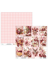MINTAY MINTAY RUST & ROSE #06 12x12 CARDSTOCK