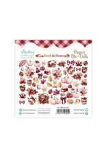 MINTAY MINTAY RUST & ROSE PAPER DIE-CUTS 60/PK