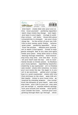 MINTAY MINTAY PHRASE 1 6x12 PAPER STICKERS - WHITE