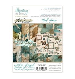 MINTAY MINTAY ART JOURNAL TEAL DREAM 6x8 PAPER PAD 24 SHEETS