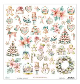 MINTAY MINTAY PASTEL CHRISTMAS BASIC ELEMENTS 12x12 CARDSTOCK