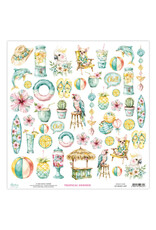 MINTAY MINTAY TROPICAL SUMMER BASIC ELEMENTS 12x12 CARDSTOCK