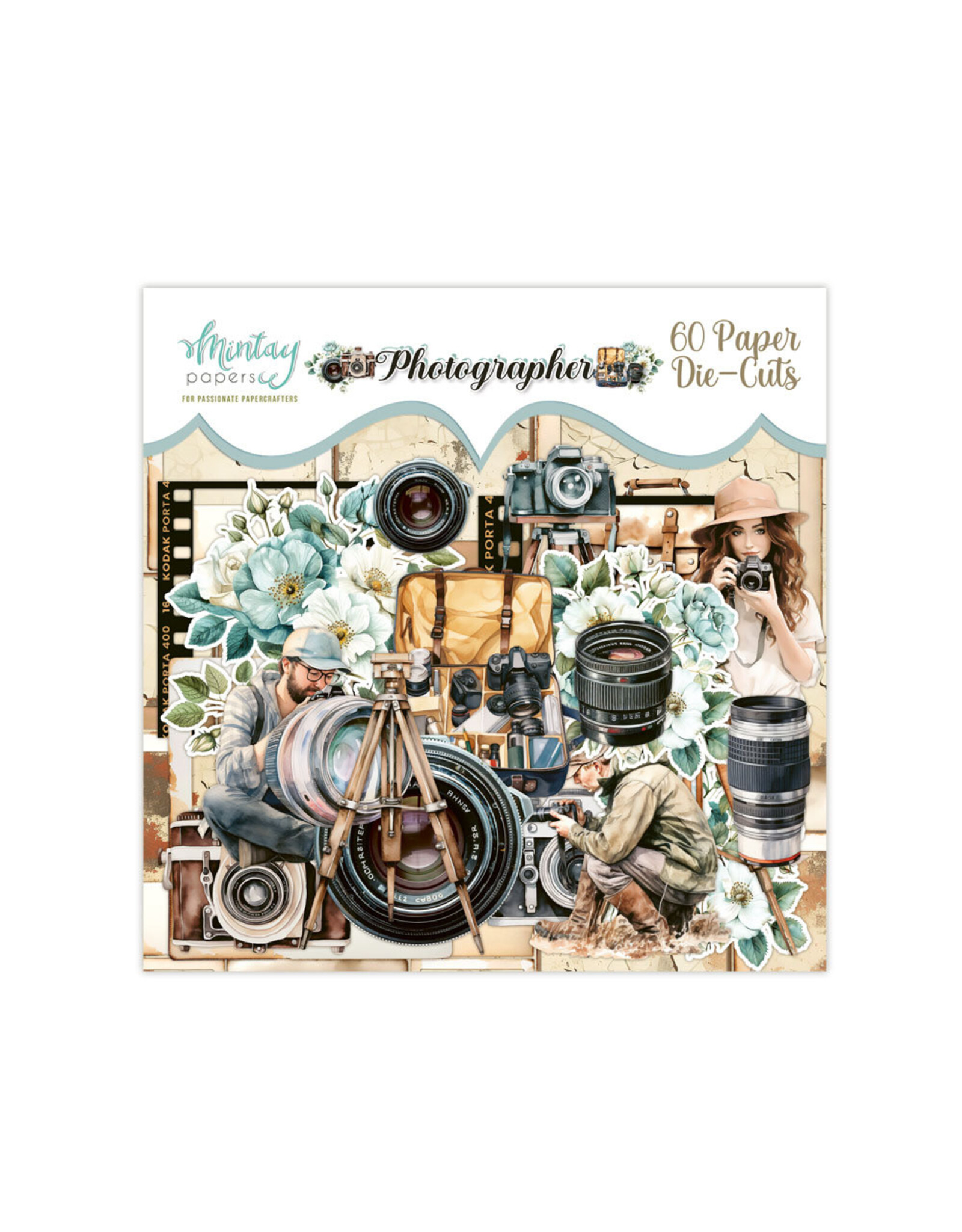 MINTAY MINTAY PHOTOGRAPHER PAPER DIE-CUTS 60/PK