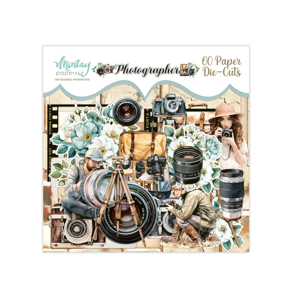 MINTAY MINTAY PHOTOGRAPHER PAPER DIE-CUTS 60/PK
