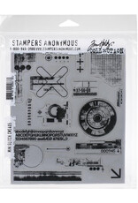 STAMPERS ANONYMOUS STAMPERS ANONYMOUS TIM HOLTZ COLLECTION MINI GLITCH CLING STAMP SET