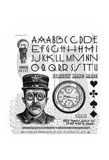 STAMPERS ANONYMOUS STAMPERS ANONYMOUS TIM HOLTZ THE INSPECTOR 7x8.5 CLING STAMP SET