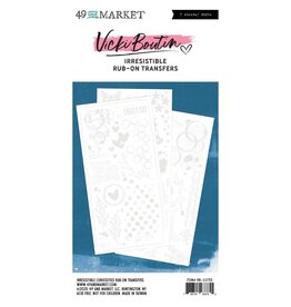 49 AND MARKET 49 AND MARKET VICKI BOUTIN IRRESISTIBLE CURIOSITIES 6x12 RUB-ON TRANSFER SET 3/PK