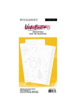 49 AND MARKET 49 AND MARKET VICKI BOUTIN IRRESISTIBLE FOCUS 6x12 RUB-ON TRANSFER SET 3/PK