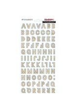 49 AND MARKET 49 AND MARKET VICKI BOUTIN PAPER TRAIL ALPHABET 6x12 CHIPBOARD STICKERS