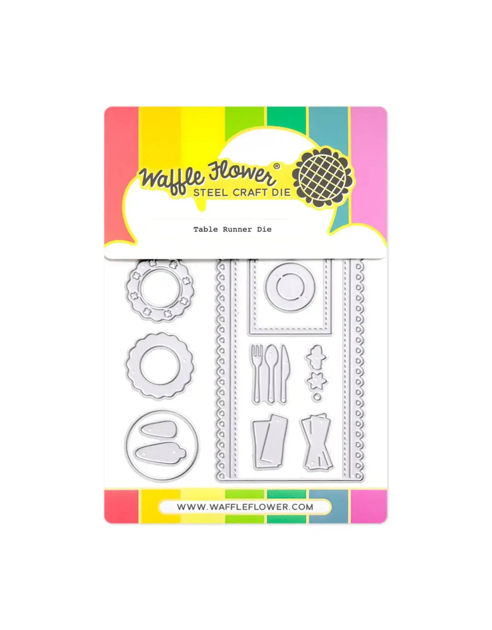 WAFFLE FLOWER WAFFLE FLOWER TABLE RUNNER DIE SET