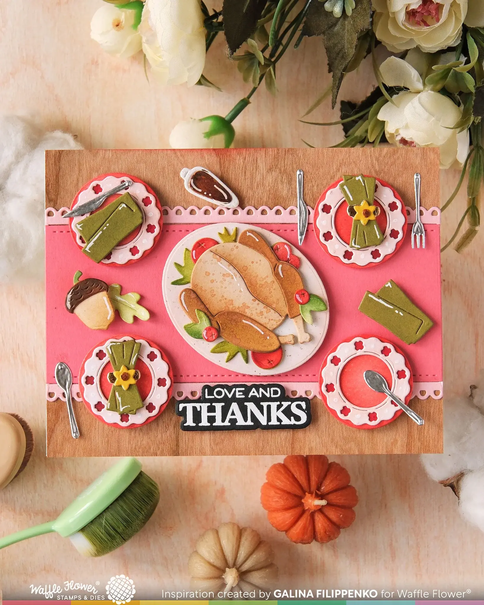 WAFFLE FLOWER WAFFLE FLOWER TABLE ADD-ON TURKEY DIE SET