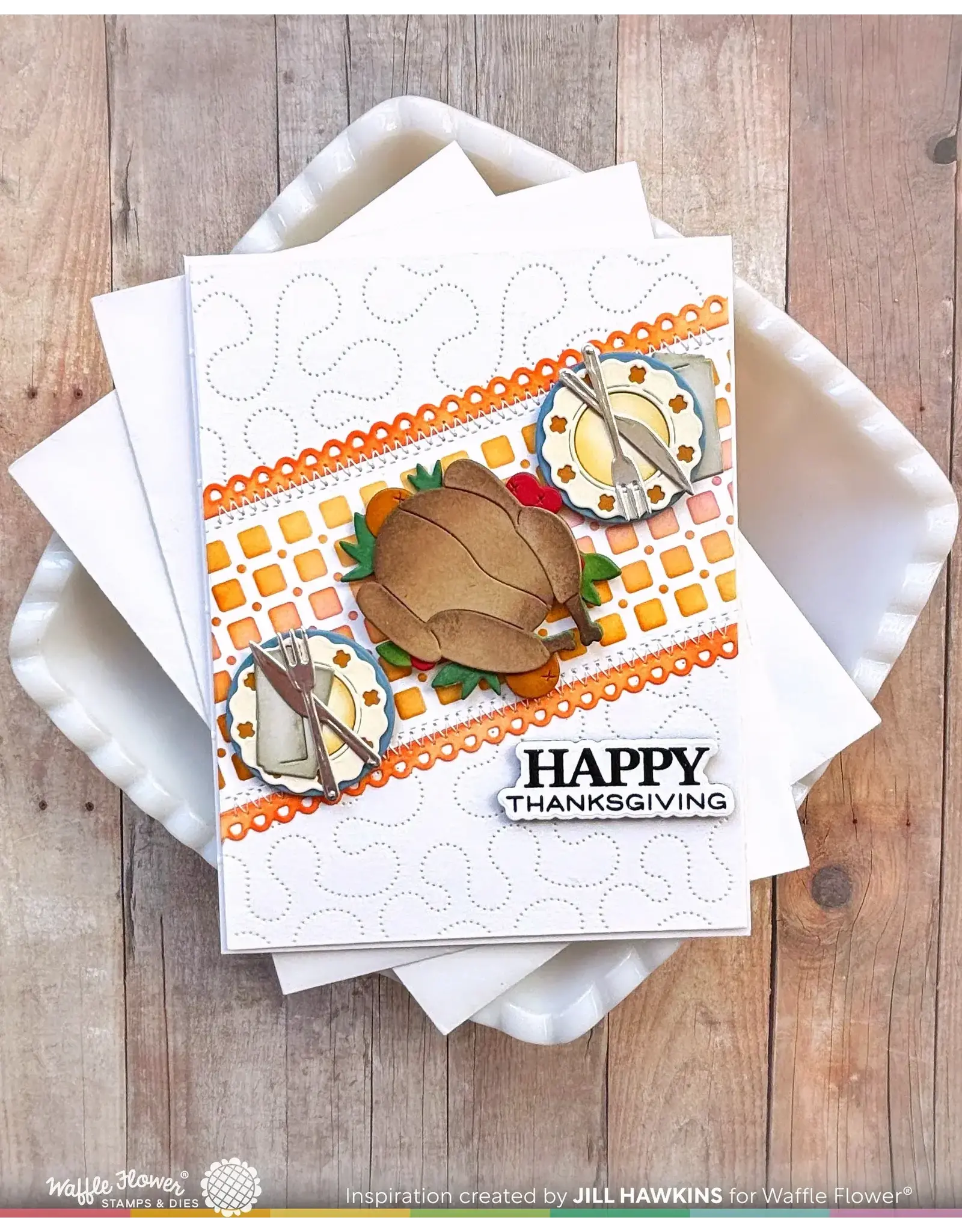 WAFFLE FLOWER WAFFLE FLOWER TABLE ADD-ON TURKEY DIE SET