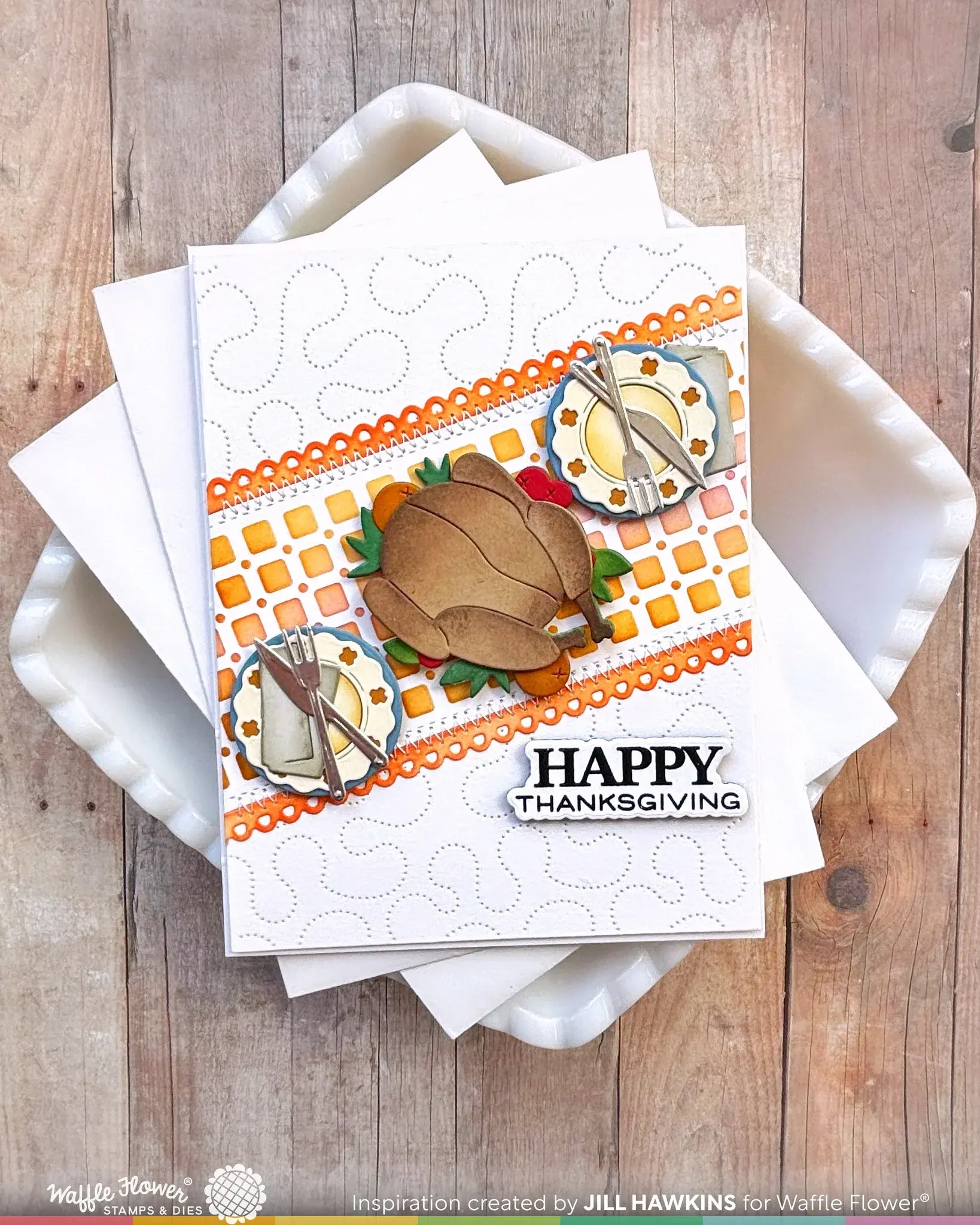 WAFFLE FLOWER WAFFLE FLOWER TABLE ADD-ON TURKEY DIE SET
