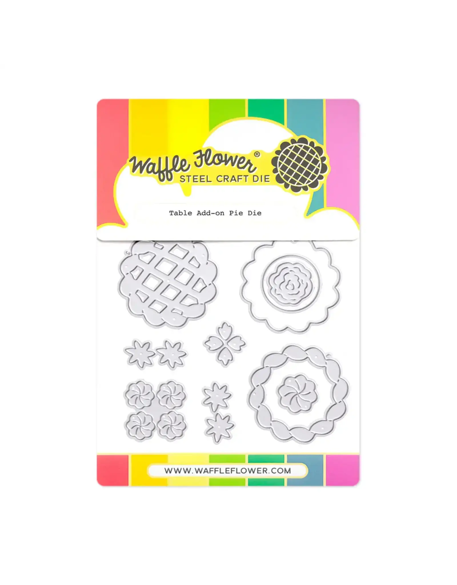 WAFFLE FLOWER WAFFLE FLOWER TABLE ADD-ON PIE DIE SET