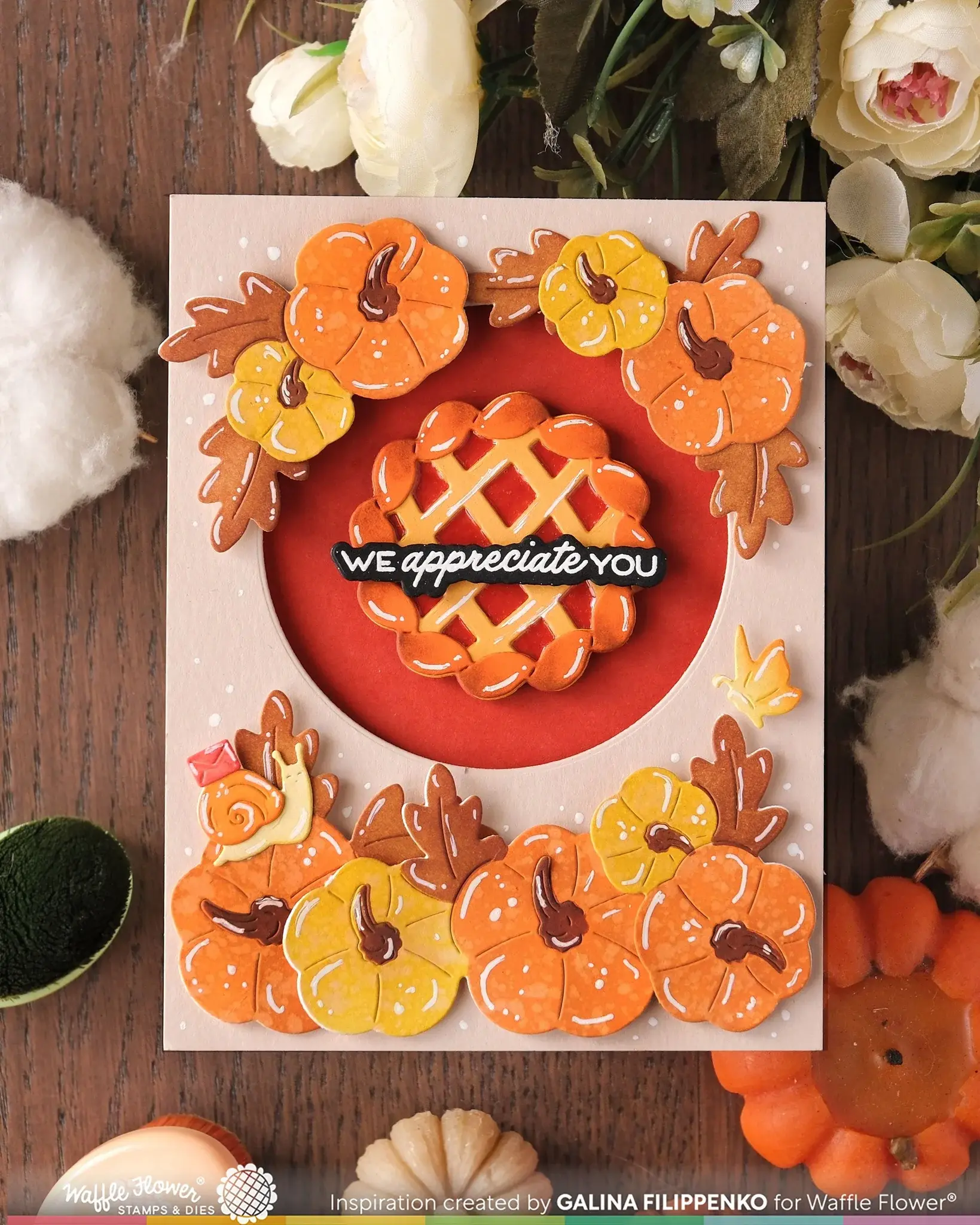 WAFFLE FLOWER WAFFLE FLOWER TABLE ADD-ON PIE DIE SET