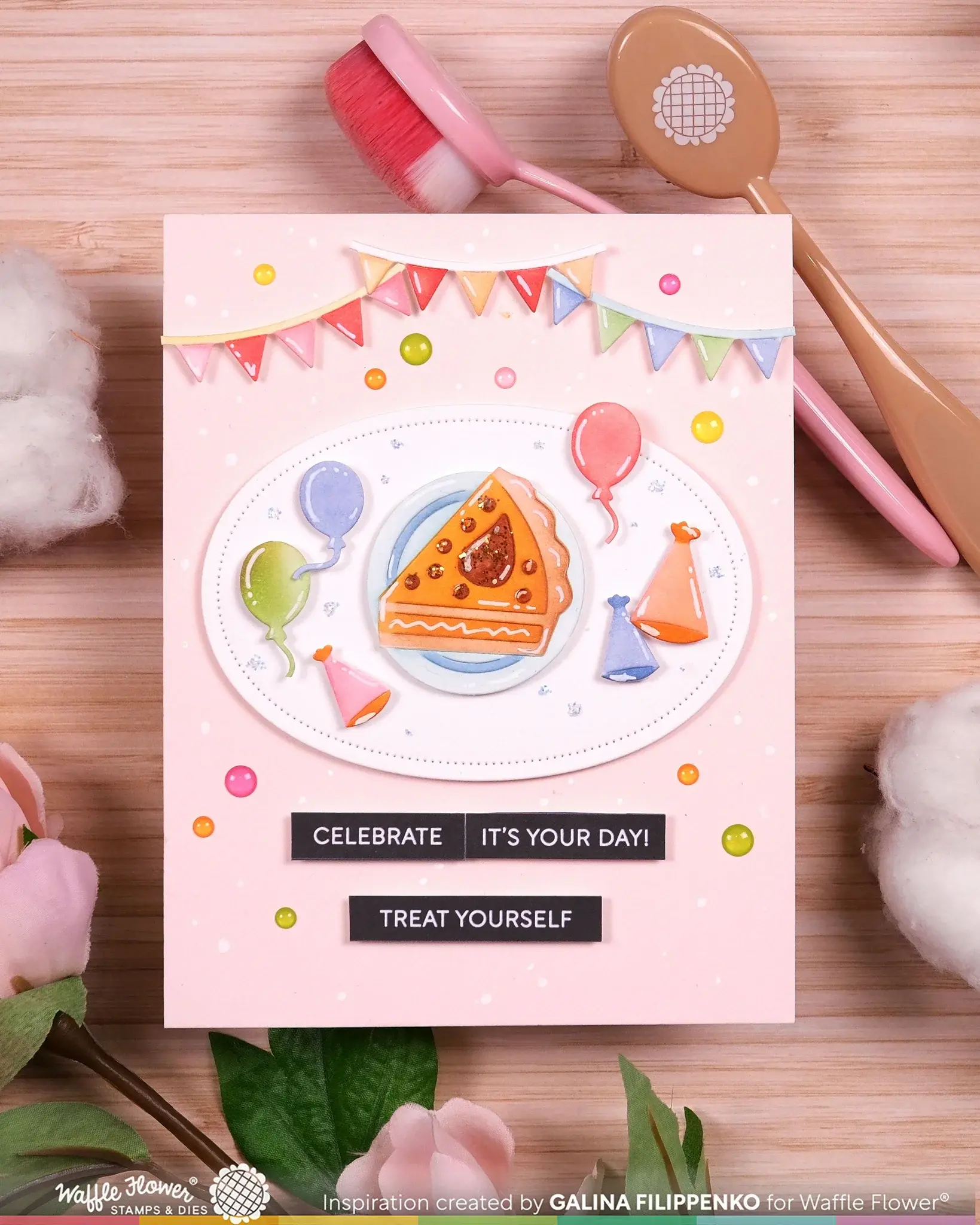 WAFFLE FLOWER WAFFLE FLOWER CAKE TIME TEXTURE DIE