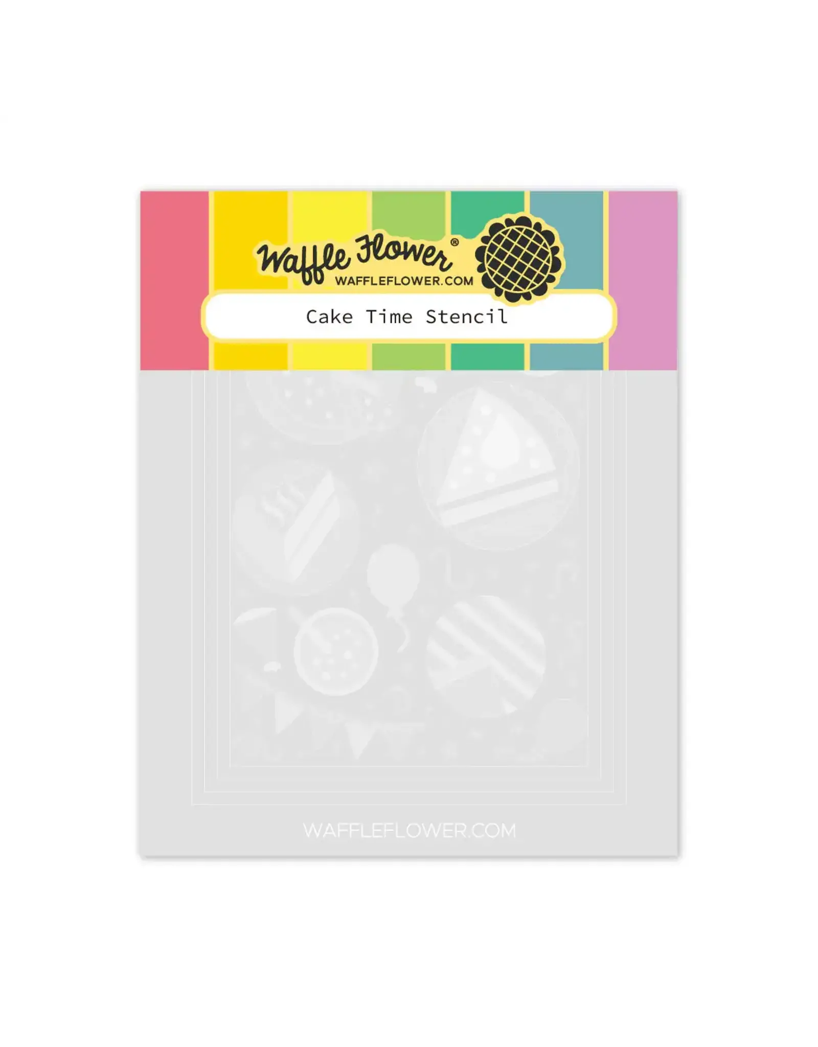 WAFFLE FLOWER WAFFLE FLOWER CAKE TIME STENCIL SET