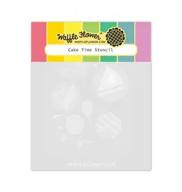 WAFFLE FLOWER WAFFLE FLOWER CAKE TIME STENCIL SET