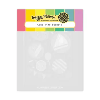 WAFFLE FLOWER WAFFLE FLOWER CAKE TIME STENCIL SET