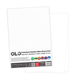 OLO OLO 8.5x11 PREMIUM MARKER BLENDING CARD 25 SHEETS