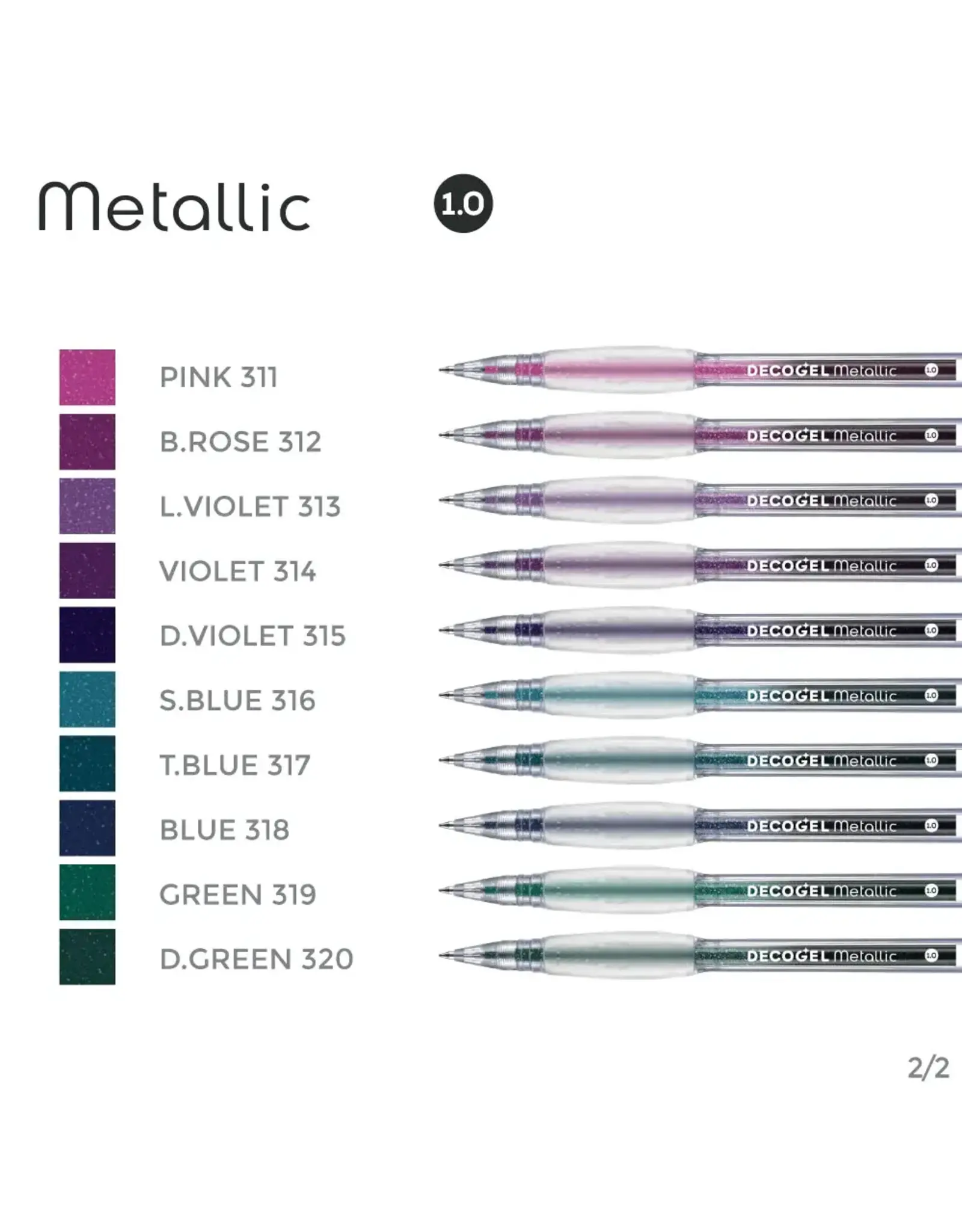 KARIN KARIN GREEN DECO GEL METALLIC PEN