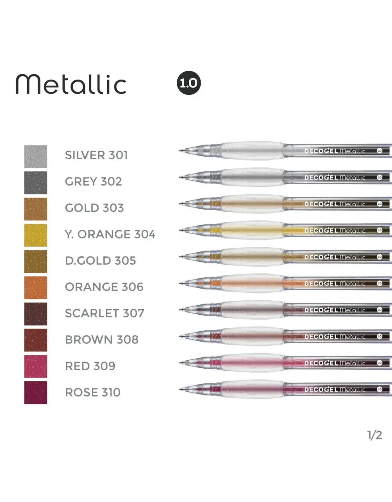 KARIN KARIN ROSE DECO GEL METALLIC PEN