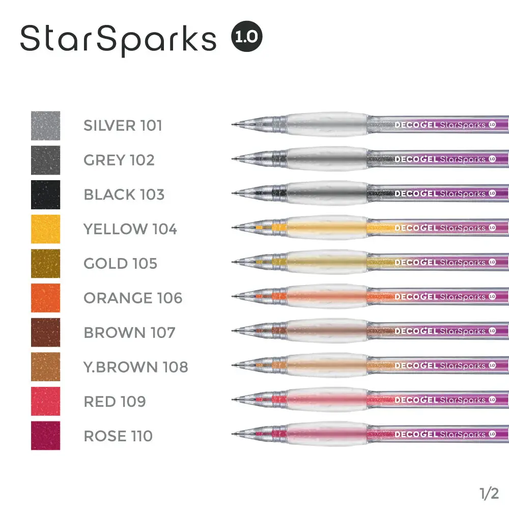 KARIN KARIN BLACK DECO GEL STARSPARKS PEN