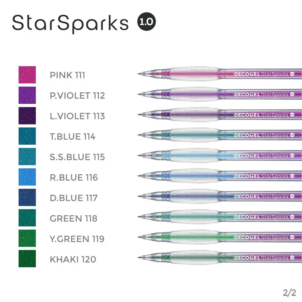 KARIN KARIN T.BLUE DECO GEL STARSPARKS PEN