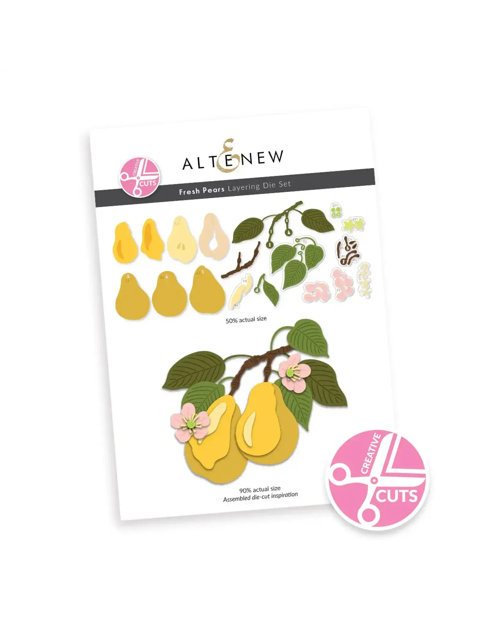 ALTENEW ALTENEW CREATIVE CUTS: FRESH PEARS LAYERING DIE SET