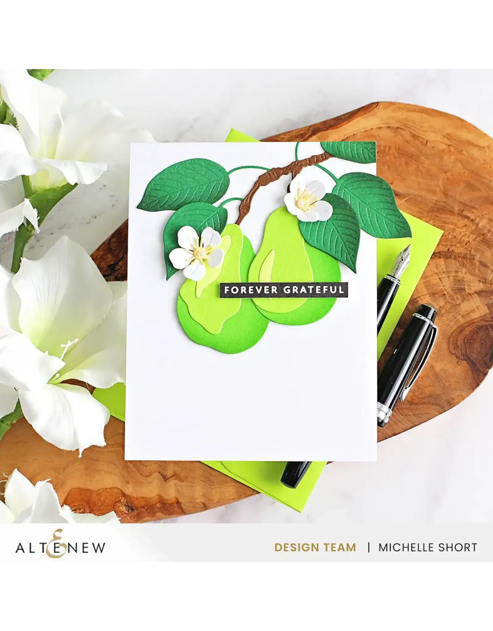 ALTENEW ALTENEW CREATIVE CUTS: FRESH PEARS LAYERING DIE SET