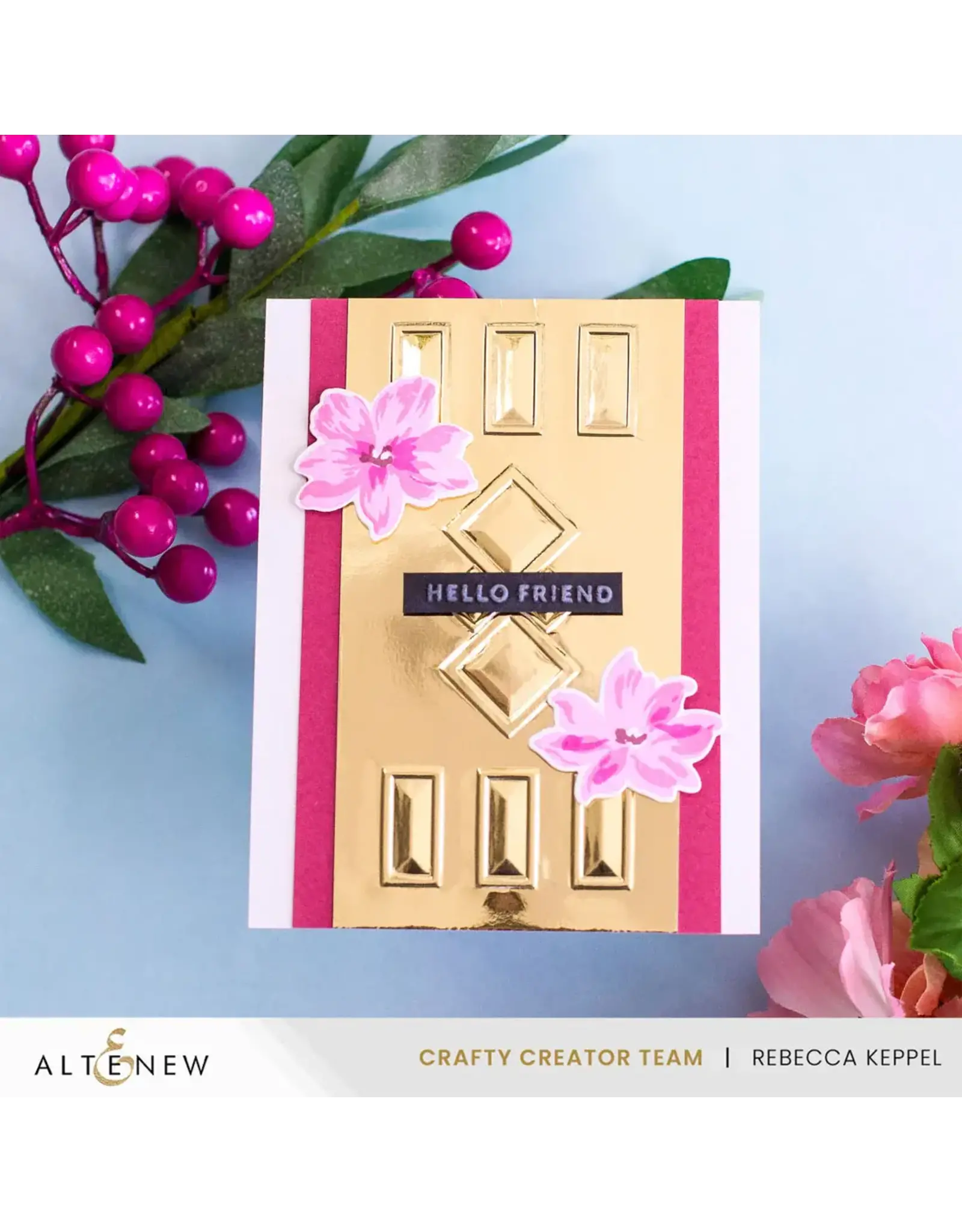 ALTENEW ALTENEW REGAL FACET 3D EMBOSSING FOLDER