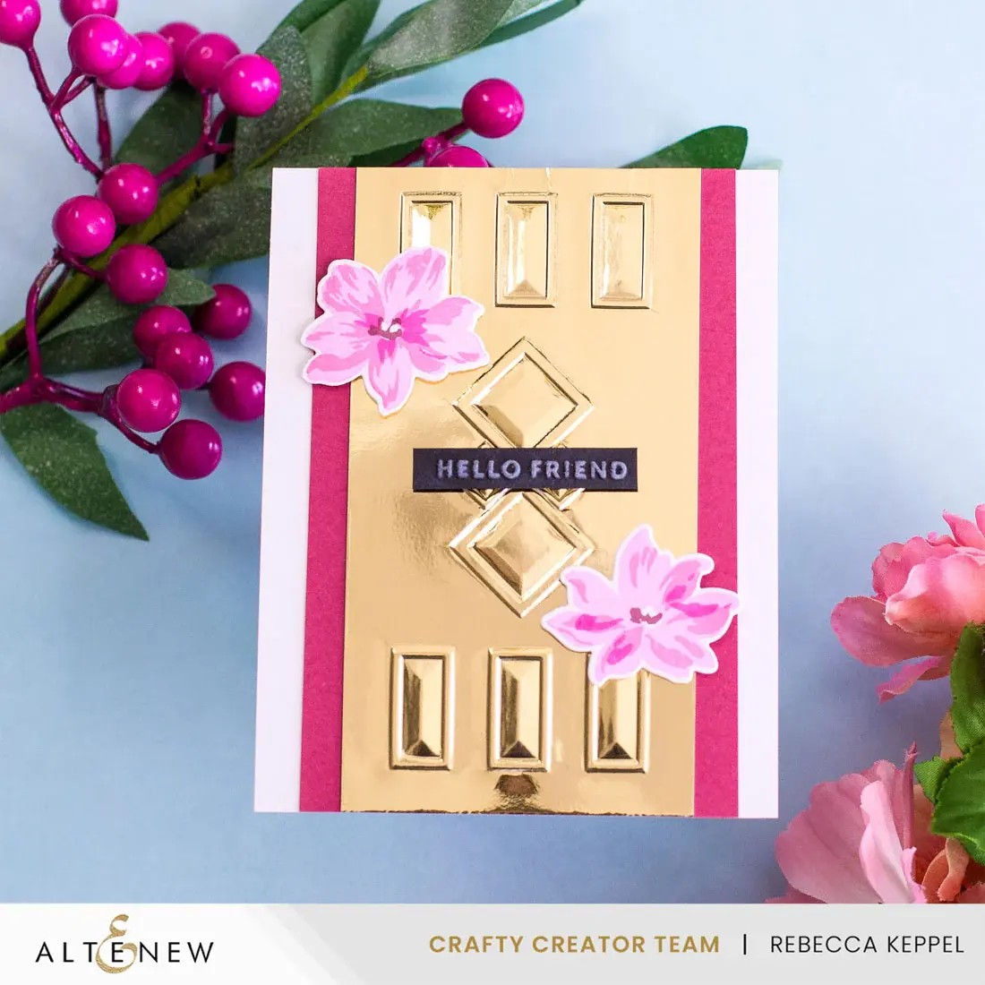ALTENEW ALTENEW REGAL FACET 3D EMBOSSING FOLDER