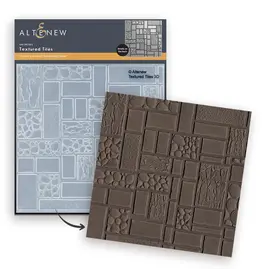ALTENEW ALTENEW TEXTURED TILES 3D EMBOSSING FOLDER
