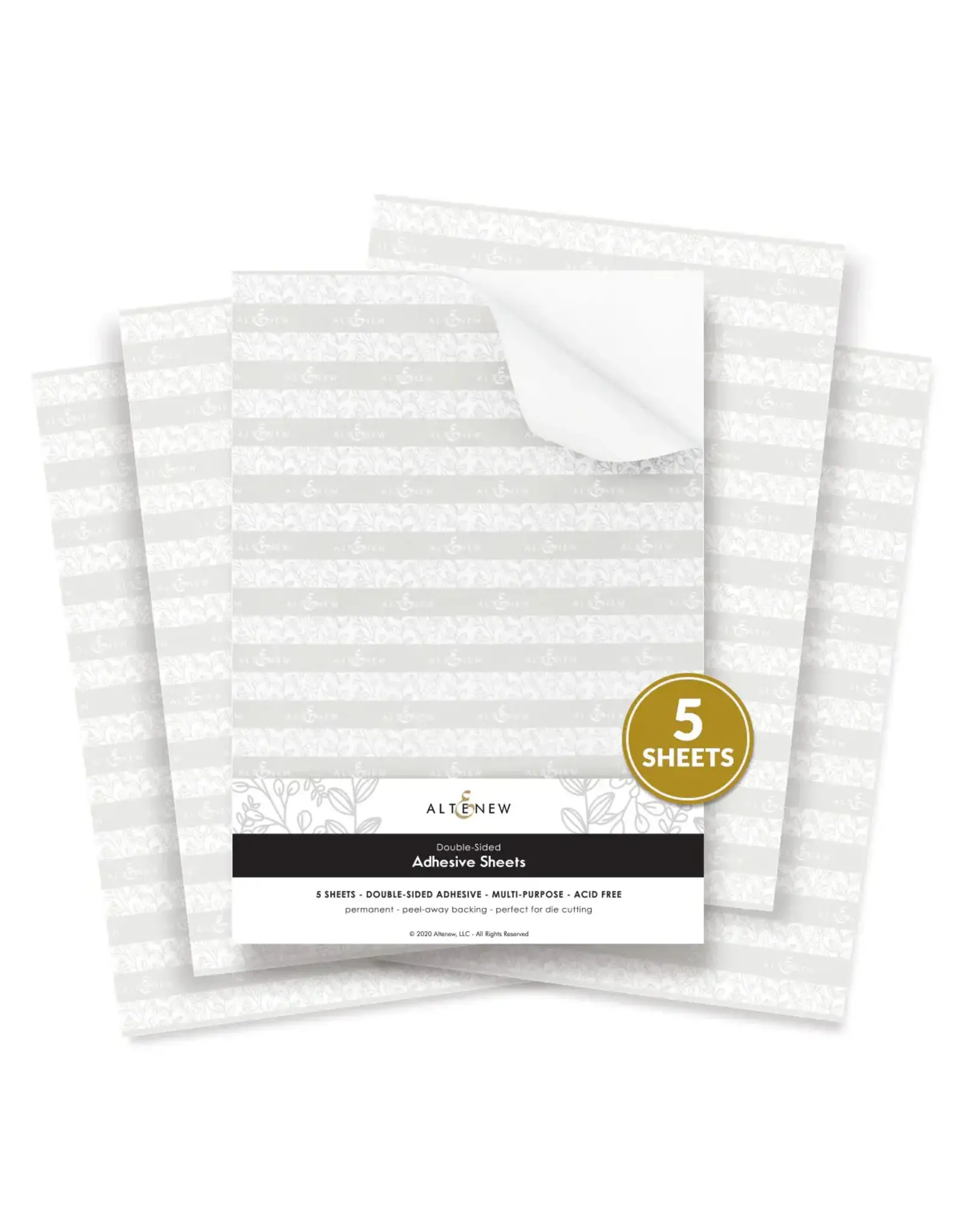 ALTENEW ALTENEW DOUBLE SIDED ADHESIVE SHEETS 5 SHEETS