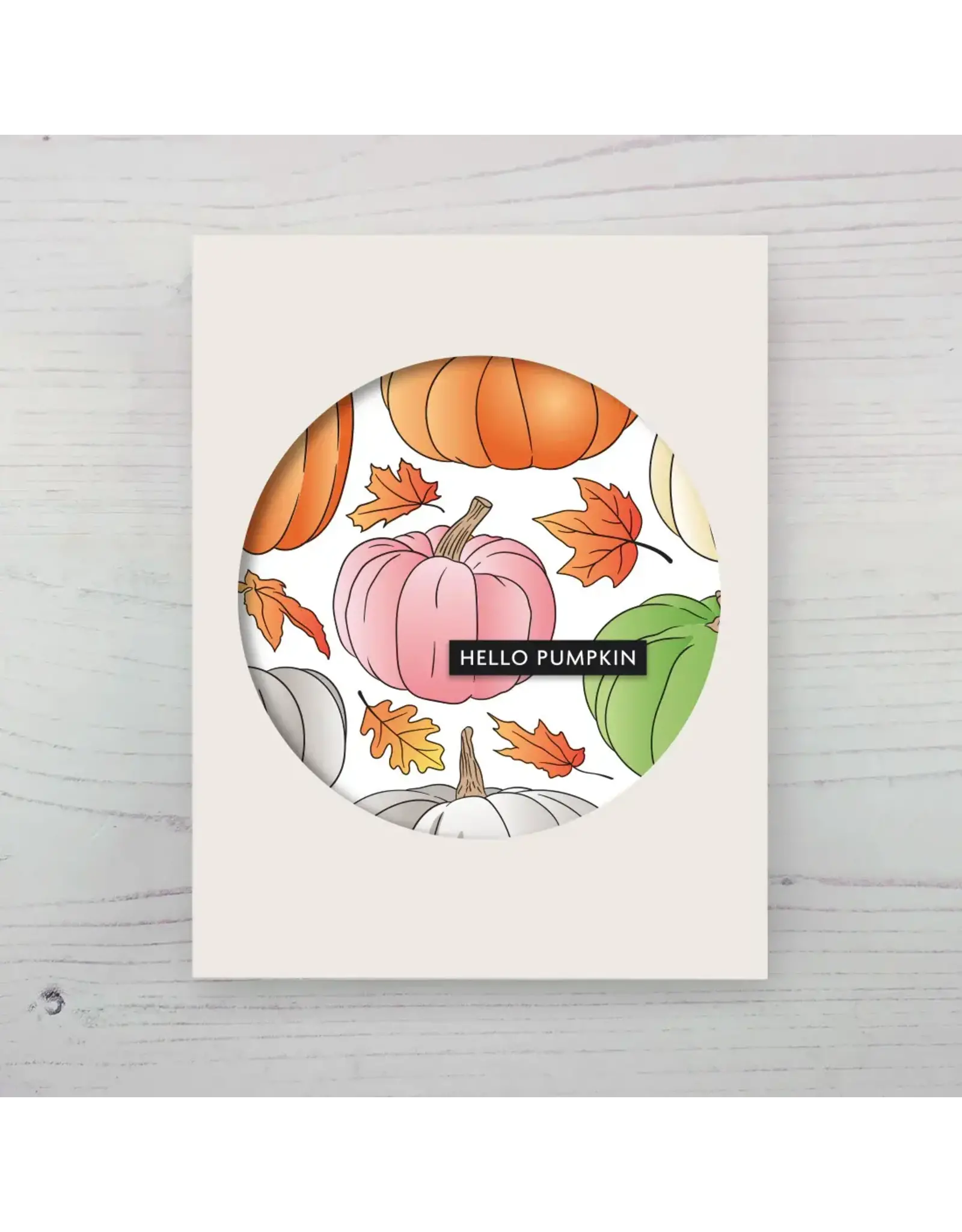 ALTENEW ALTENEW ONE-GO: SWEET PUMPKINS CLEAR STAMP, STENCIL SET, 3D EMBOSSING FOLDER AND DIE SET BUNDLE