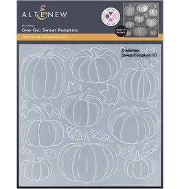 ALTENEW ALTENEW ONE-GO: SWEET PUMPKINS 3D EMBOSSING FOLDER