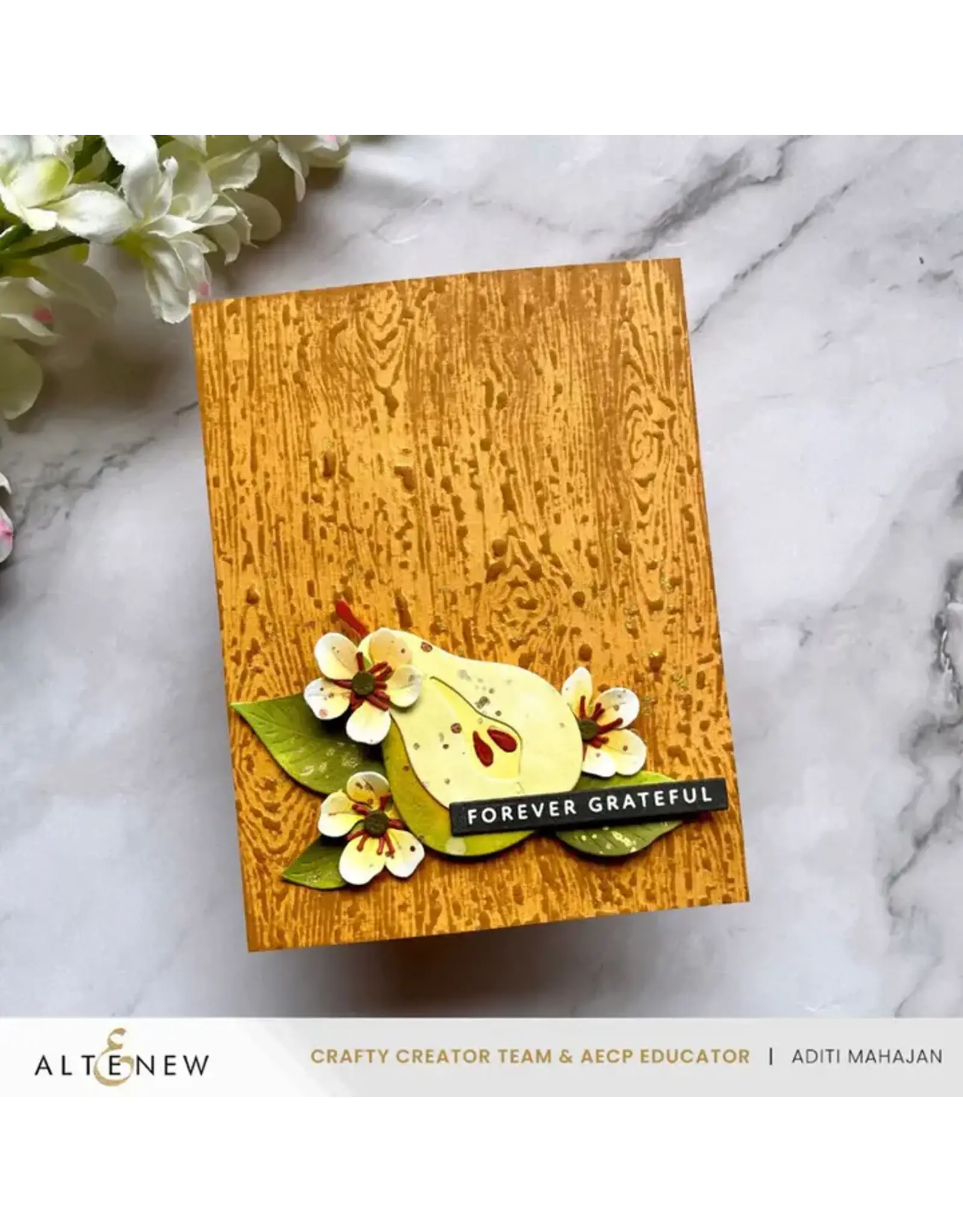 ALTENEW ALTENEW BETTERPRESS ESSENTIAL TEXTURES: FINE WOODGRAIN PRESS PLATE