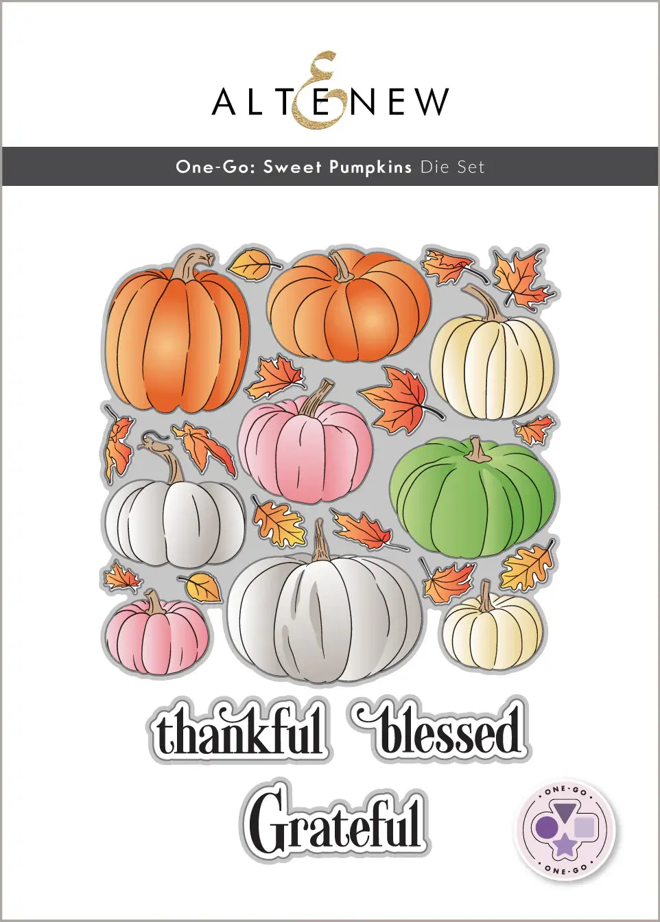 ALTENEW ALTENEW ONE-GO: SWEET PUMPKINS DIE SET