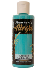 STAMPERIA STAMPERIA ALLEGRO PAINT TURQUOISE 60ML