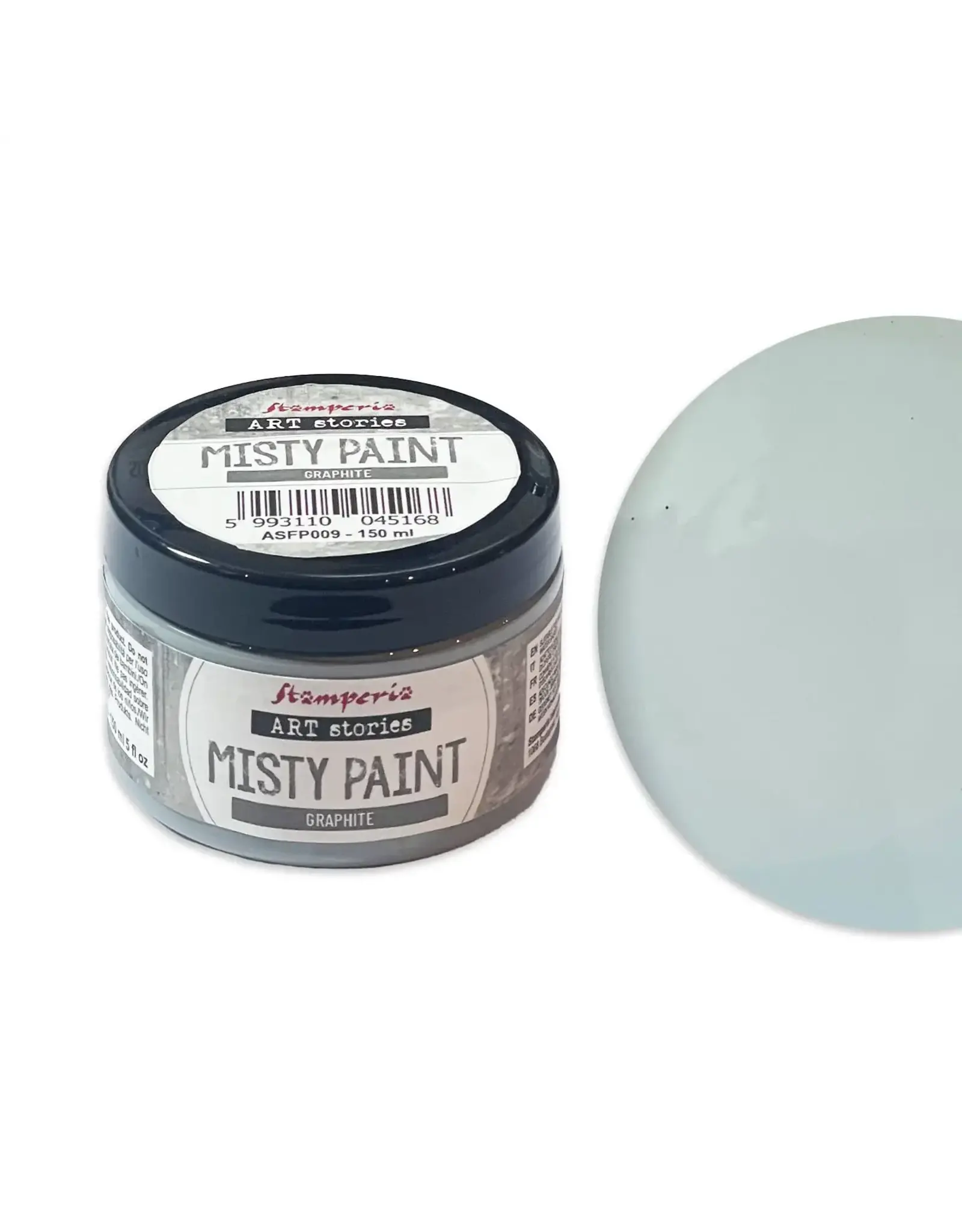 STAMPERIA STAMPERIA MISTY PAINT GRAPHITE 150ml
