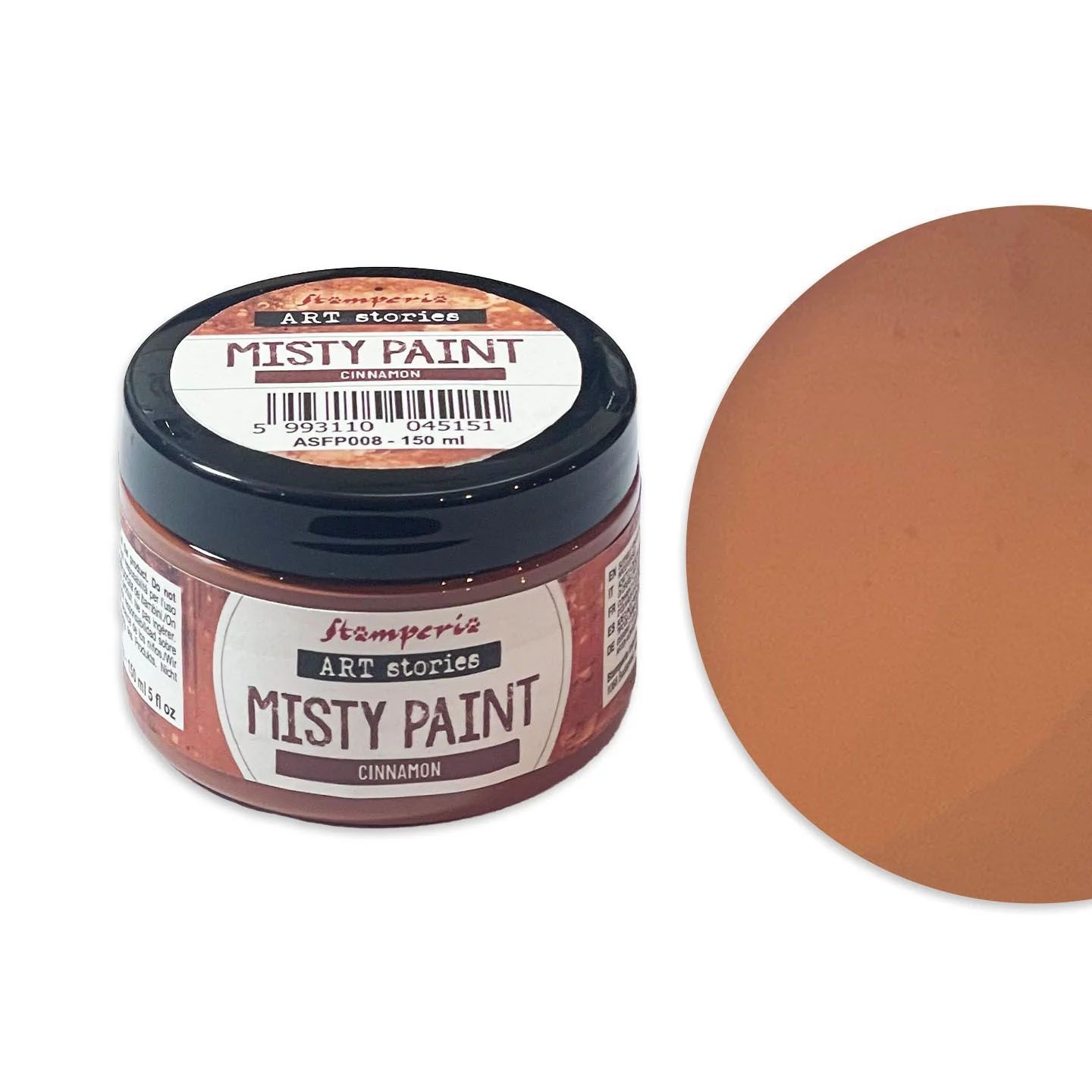 STAMPERIA STAMPERIA MISTY PAINT CINNAMON 150ml