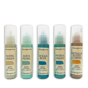 STAMPERIA STAMPERIA PATINA TEXTURE PAINTS 5x20ml
